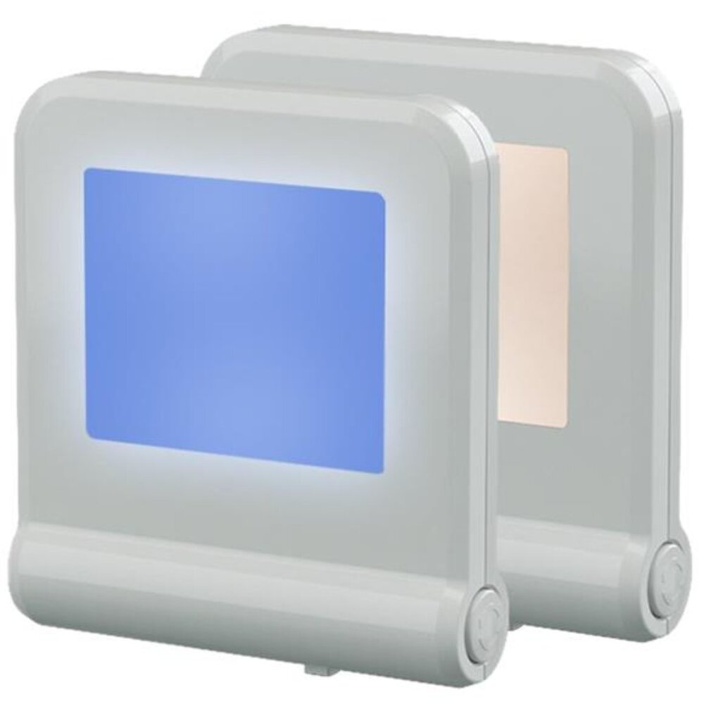 Plug in LED Night Light with Smart Dusk to Dawn Sensor, Multi-Color